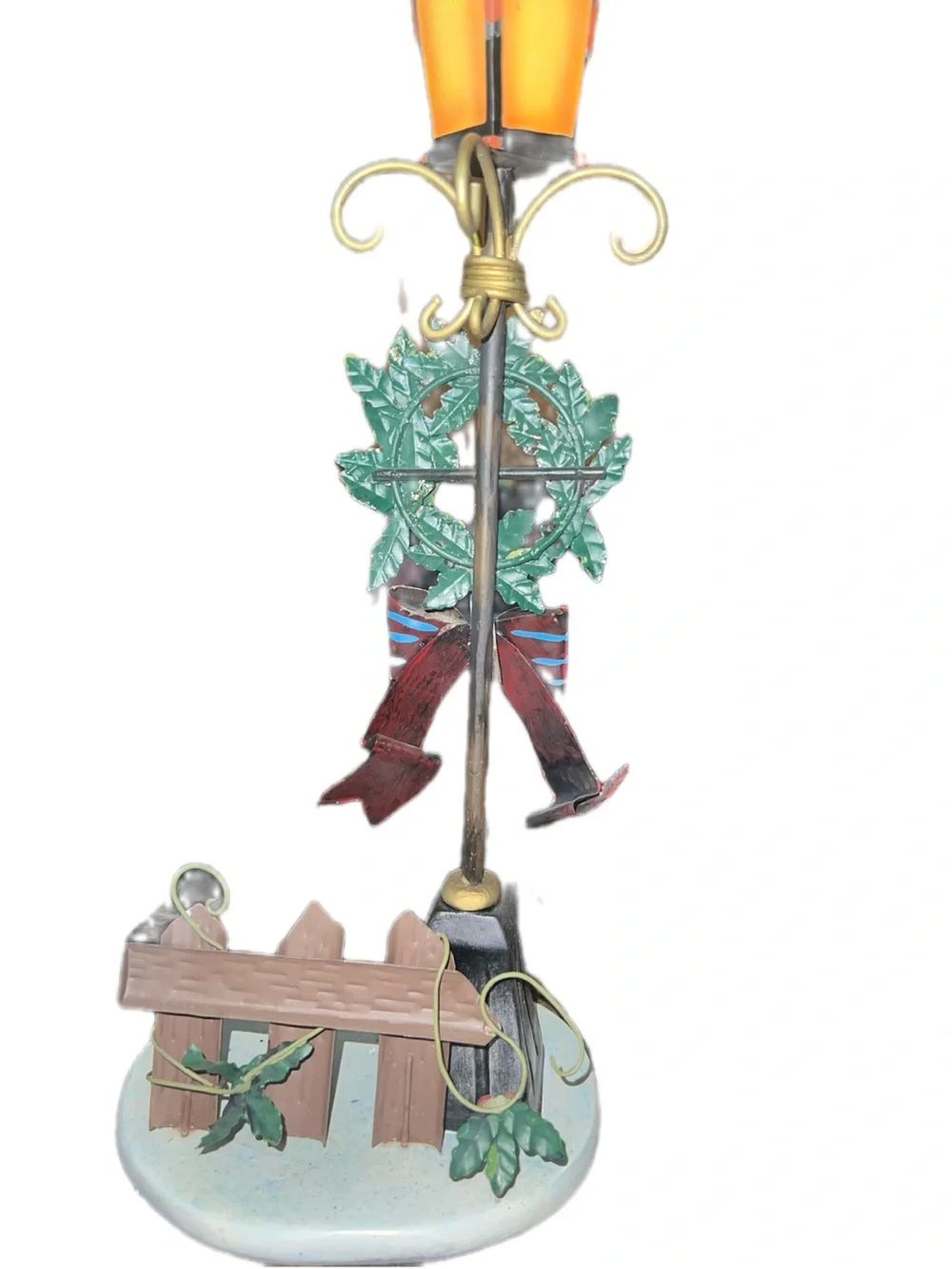 None decorative lamppost